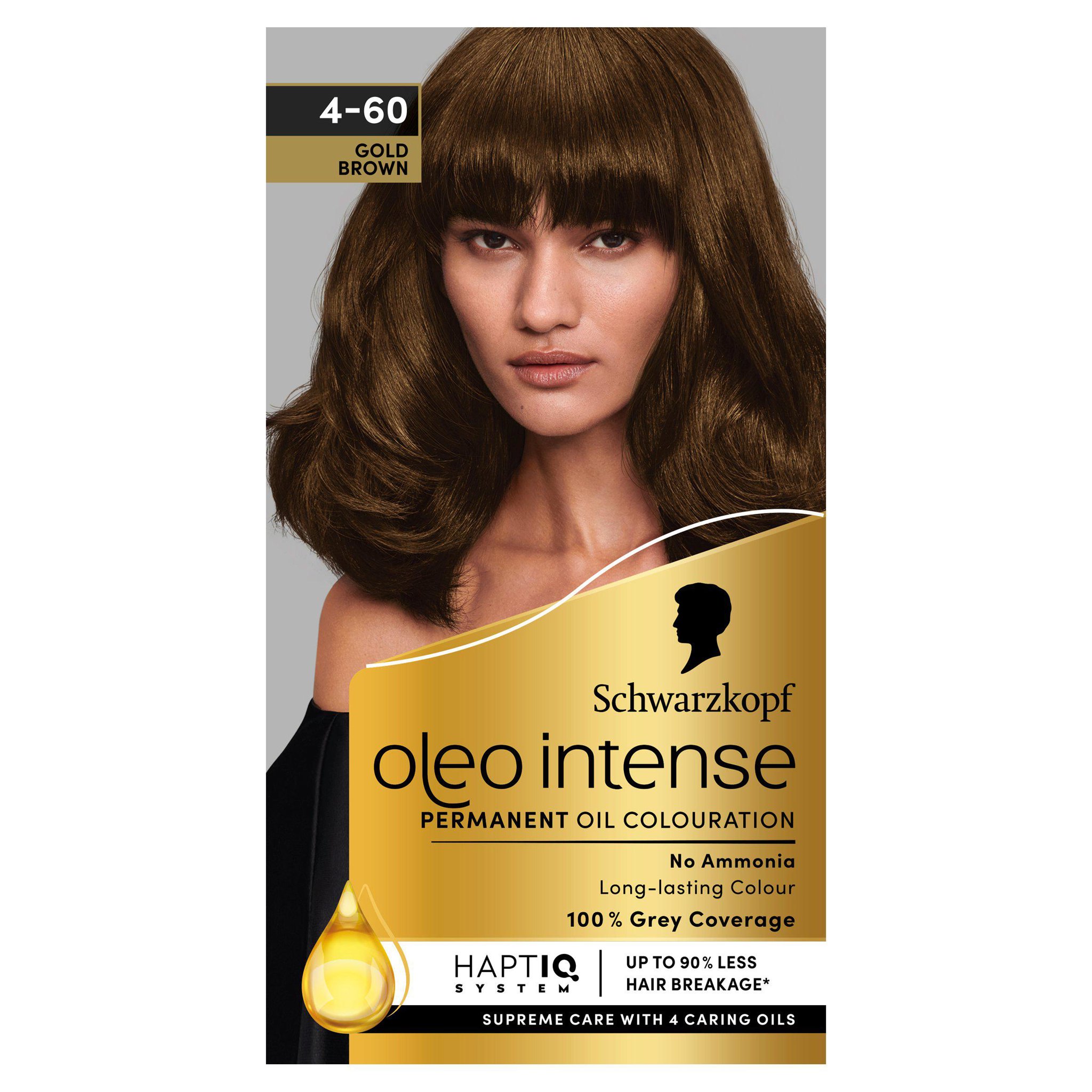 Picture of Schwarzkopf Oleo Intense 4-60 Gold Brown Permanent Oil Colouration