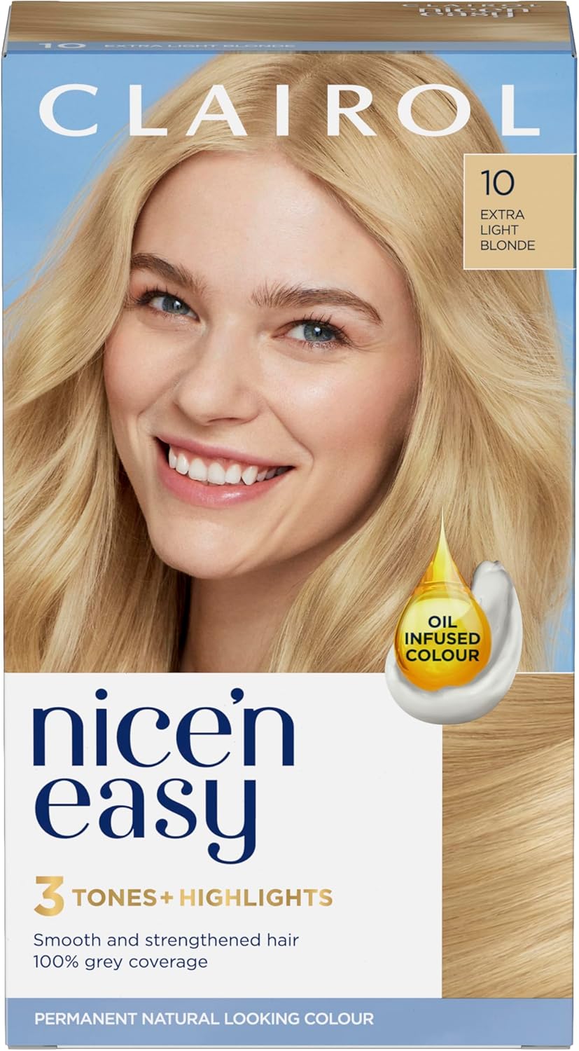 Picture of Clairol Nice'n Easy Hair Dye, Extra Light Blonde 10