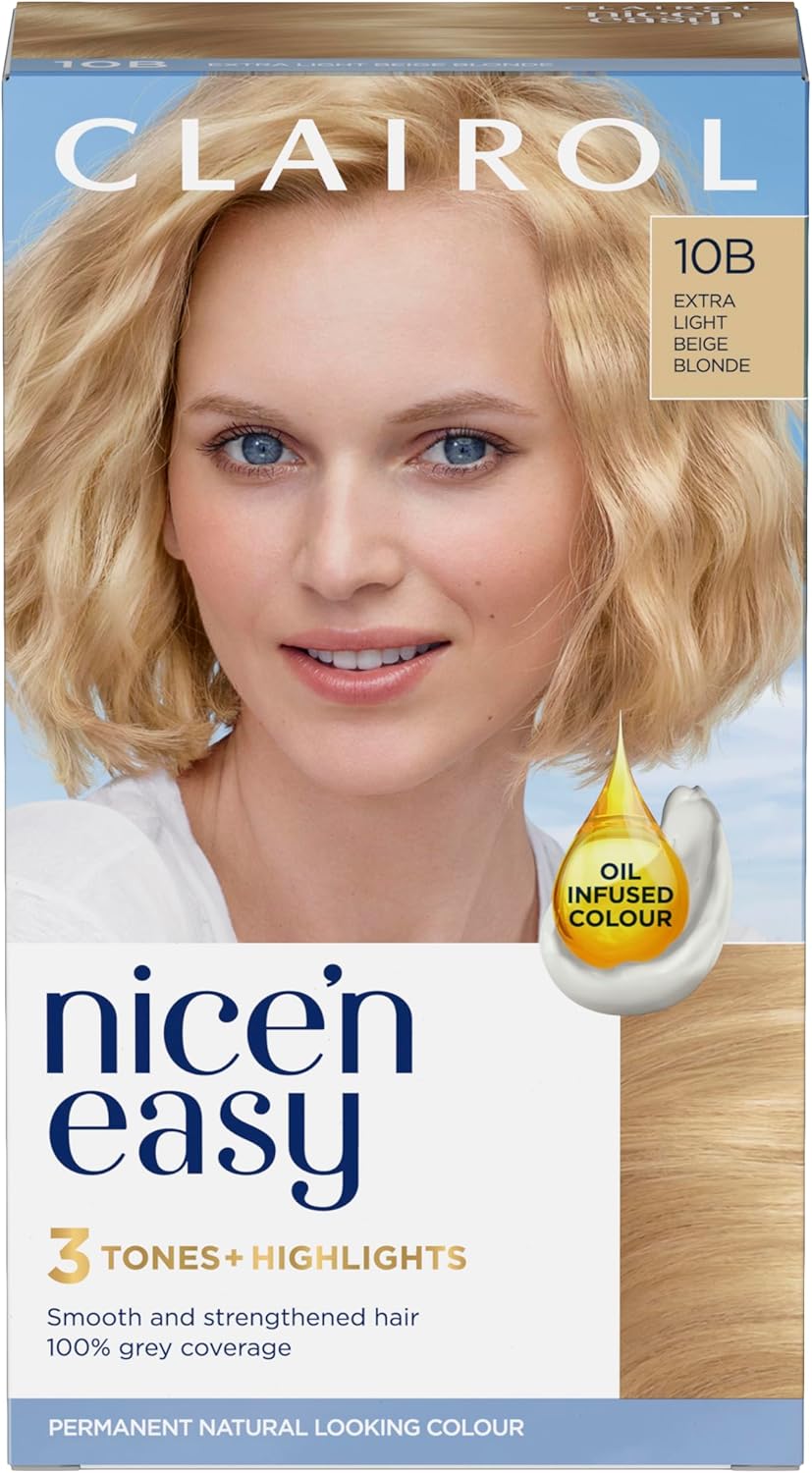 Picture of Clairol Nice'n Easy Hair Dye, 10B Extra Light Beige Blonde