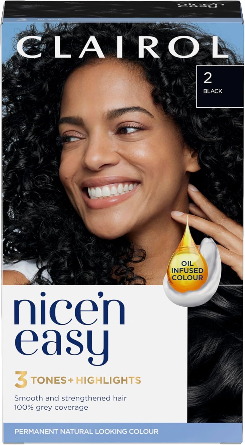 Picture of Clairol Nice'n Easy Hair Dye, 2 Black