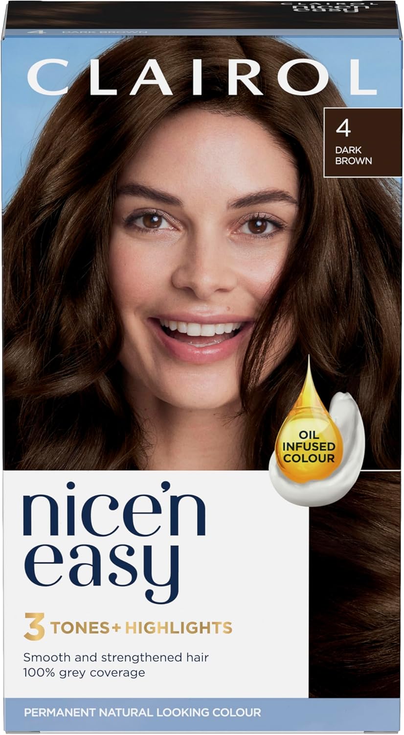 Picture of Clairol Nice'n Easy Hair Dye, 4 Dark Brown