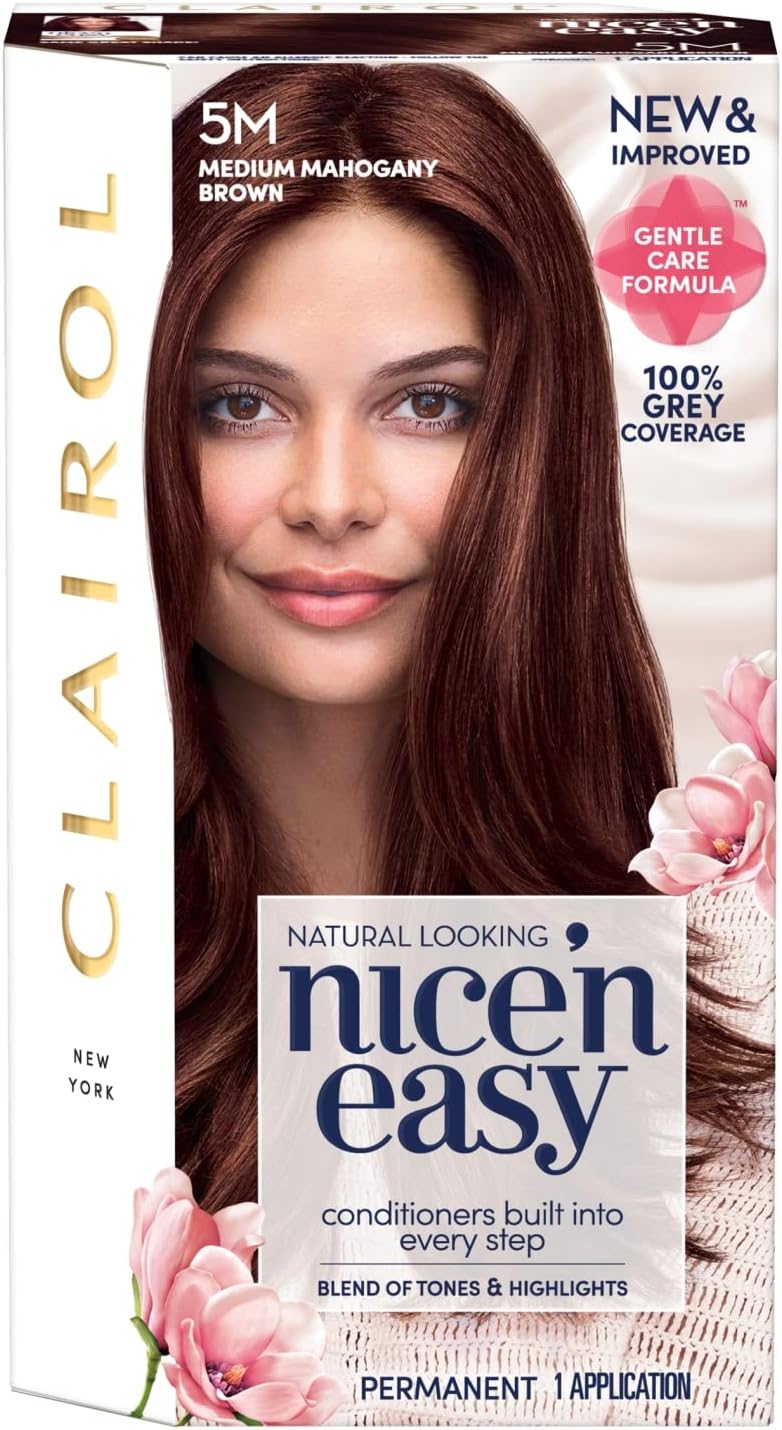 Picture of Clairol Nice’n Easy Hair Dye, 5M Medium Mahogany Brown