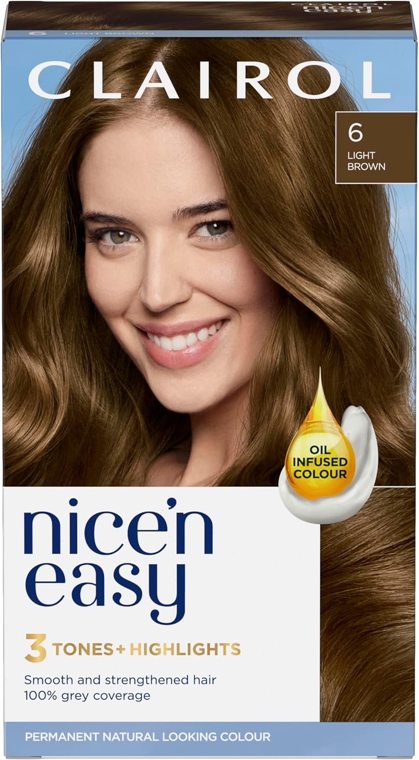 Picture of Clairol Nice'n Easy Hair Dye, 6 Light Brown