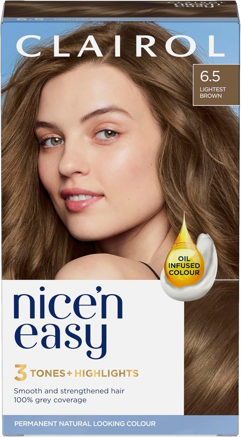 Picture of Clairol Nice'n Easy Hair Dye, 6.5 Lightest Brown