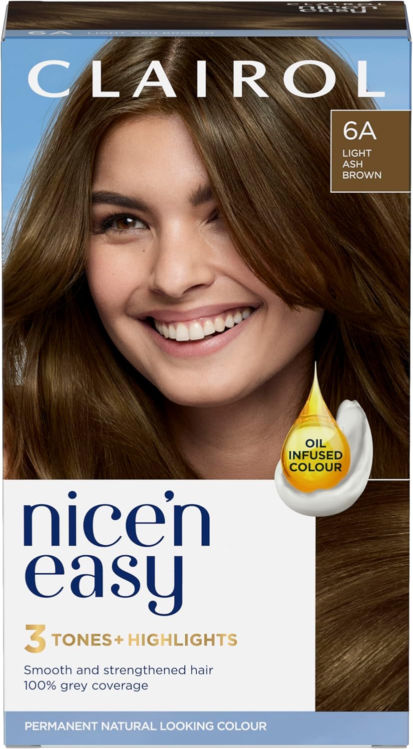 Picture of Clairol Nice'n Easy Hair Dye, 6A Light Ash Brown