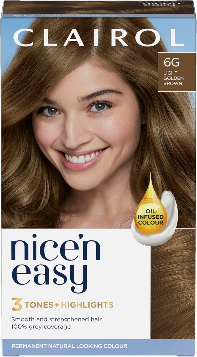 Picture of Clairol Nice’n Easy Hair Dye, 6G Light Golden Brown
