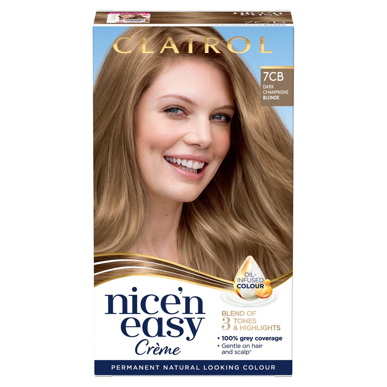Picture of Clairol Nice'n Easy Hair Dye, 7CB Dark Champagne Blonde