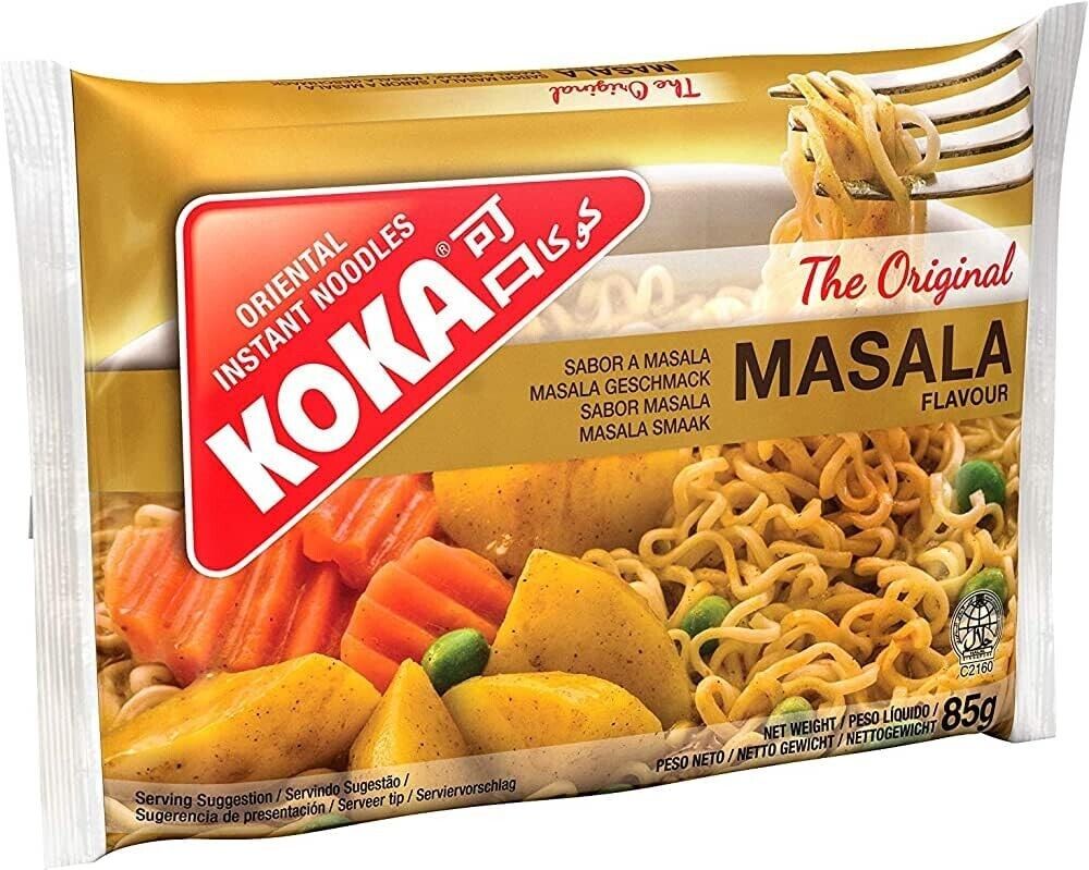 Picture of Koka Oriental Style Instant Noodles Masala Flavour 30 x 85g