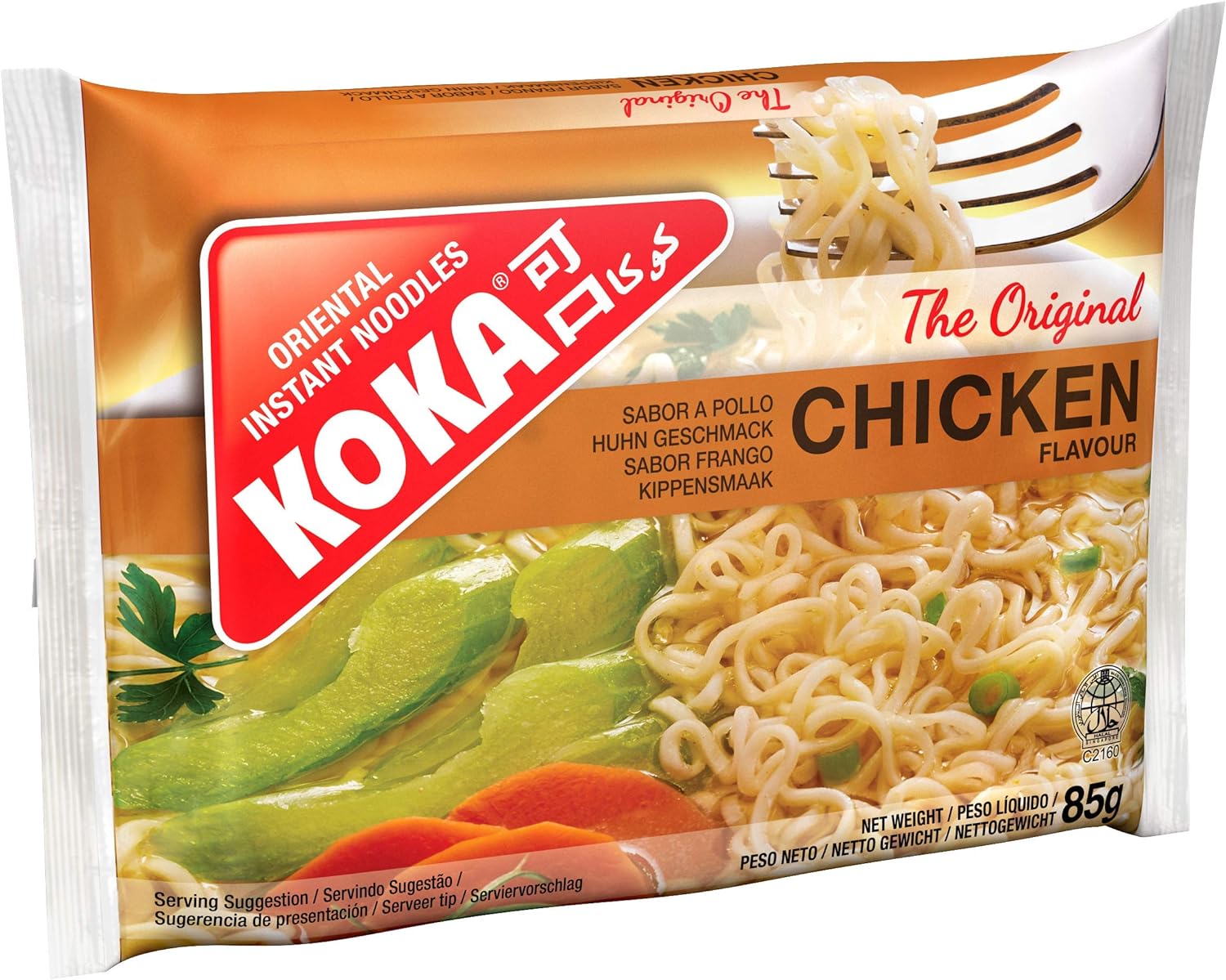 Picture of Koka Oriental Style Instant Noodles Chicken Flavour 30 x 85g