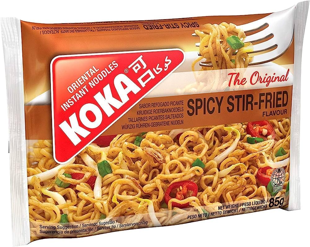 Picture of Koka Oriental Style Instant Noodles Stir-Fry Flavour 30 x 85g