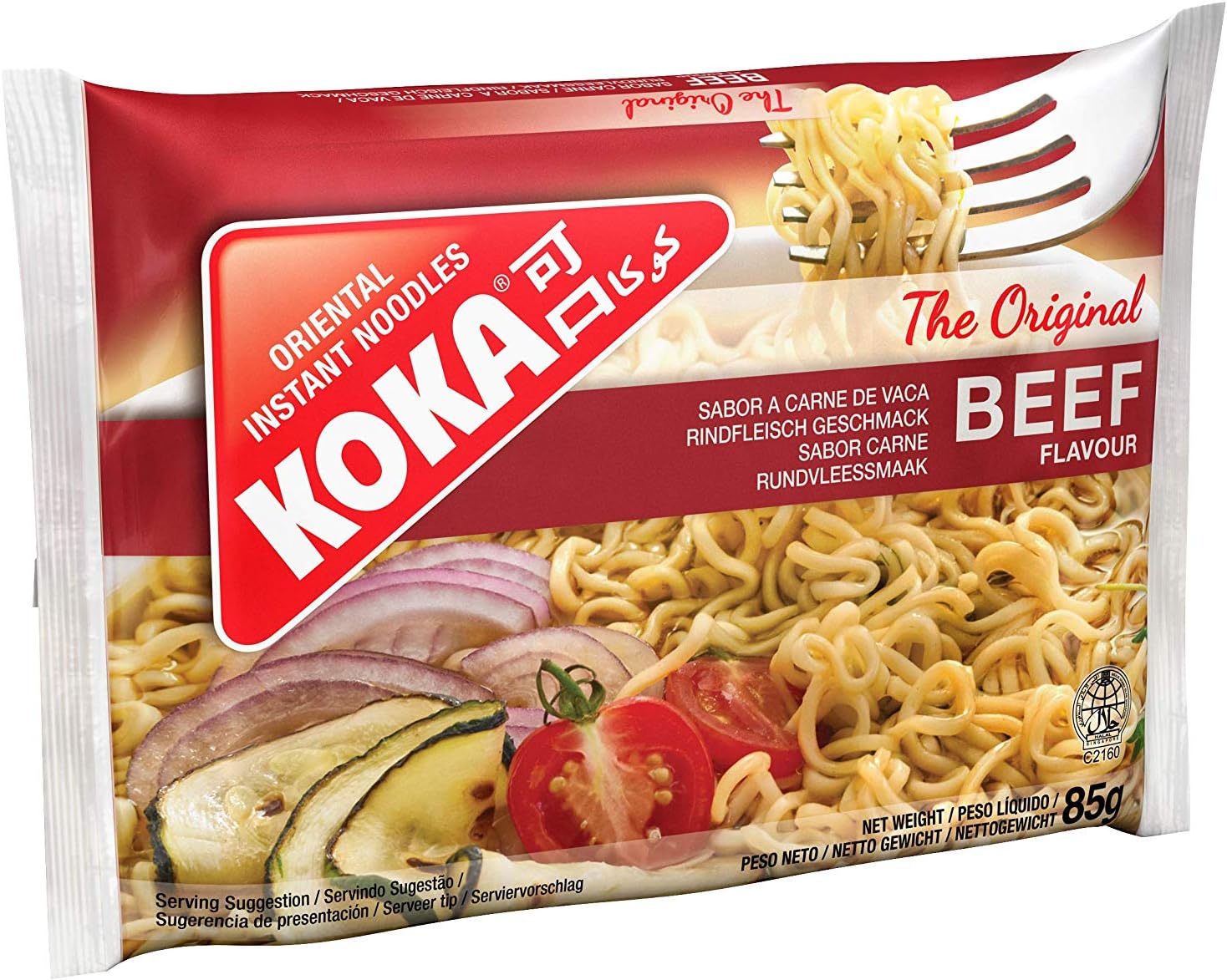 Picture of Koka Oriental Style Instant Noodles Beef Flavour 30 x 85g