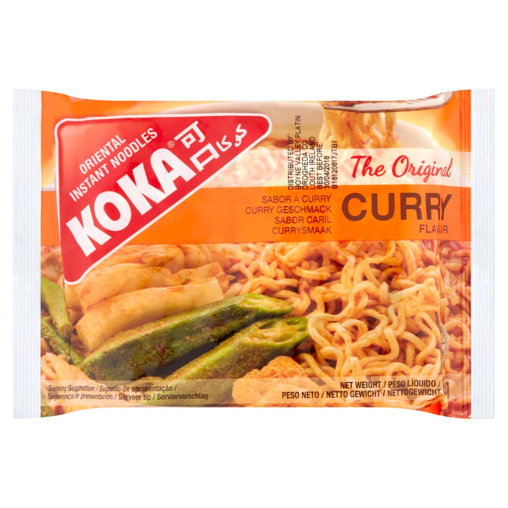 Picture of Koka Oriental Style Instant Noodles Curry Flavour 30 x 85g