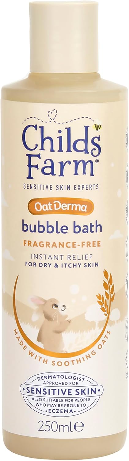 Picture of Childs Farm OatDerma Fragrance Free Bubble Bath  6 x 250