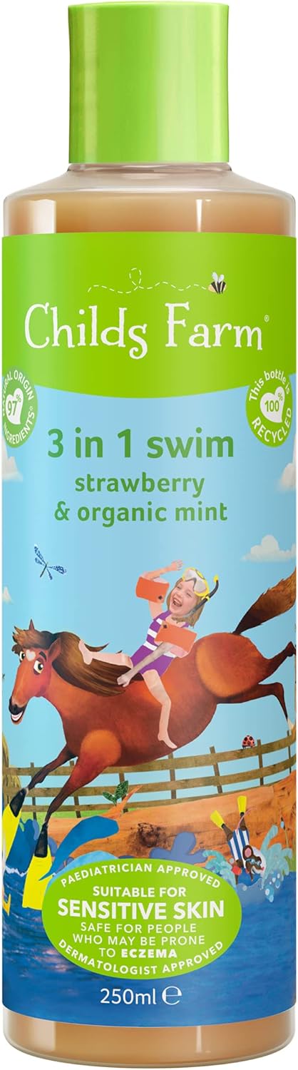 Picture of Childs Farm 3 In 1 Swim Strawberry & Organic Mint 250ml x 6