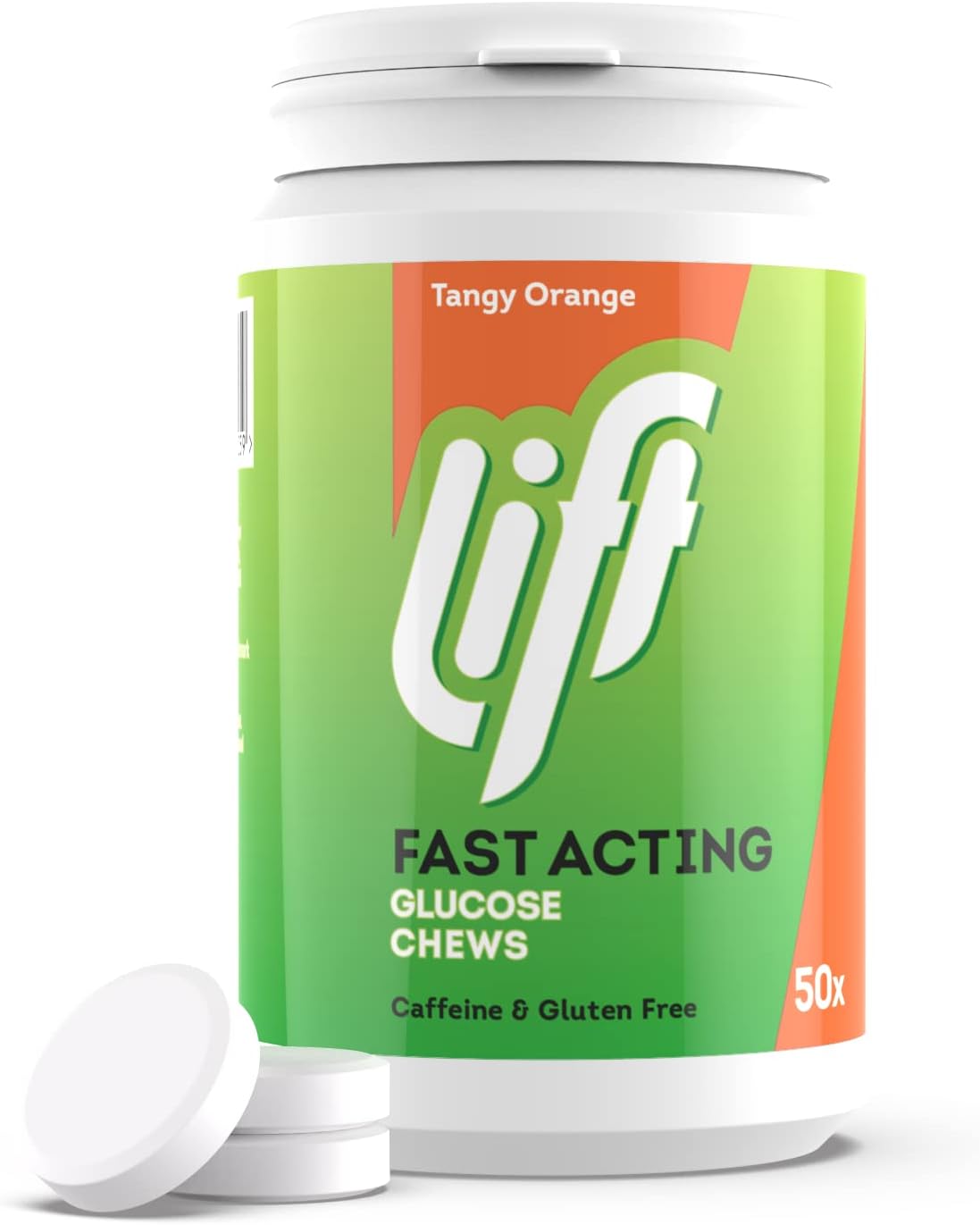 Picture of Lift Fast Acting Glucose Chewable Energy Tablets Orange 50 Tablets