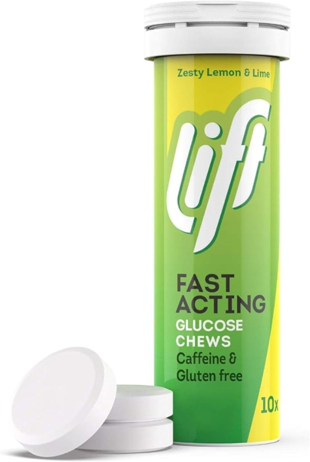 Picture of Lift Fast Acting Glucose Chewable Energy Tablets Lemon & Lime 6 x 10 Tablets