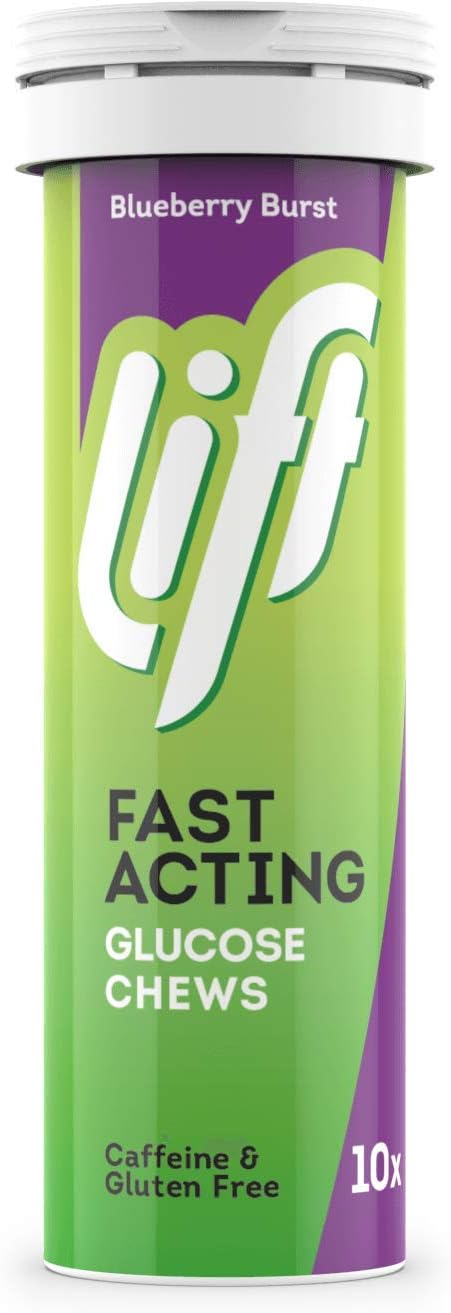 Picture of Lift Fast Acting Glucose Chewable Energy Tablets Blueberry 10s x 6