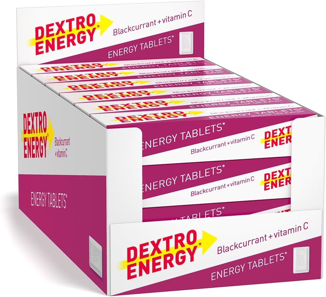 Picture of Dextro Energy Blackcurrant Glucose Tablets 47g - Pack of 24