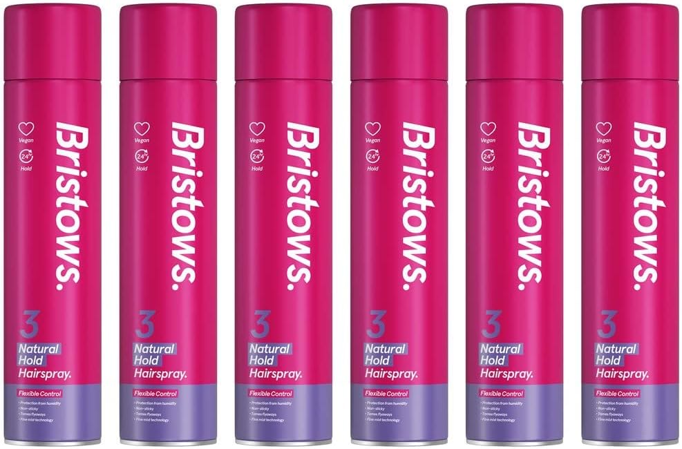 Picture of Bristows Natural Hold Hairspray 400ml x 6