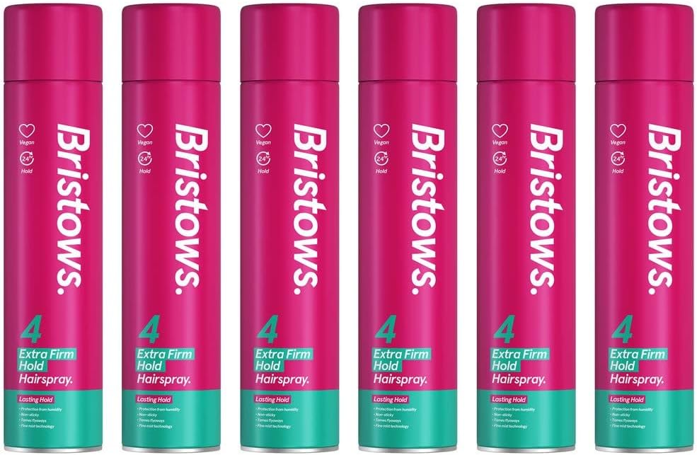 Picture of Bristows Extra Firm Hold Hairspray 400ml x 6