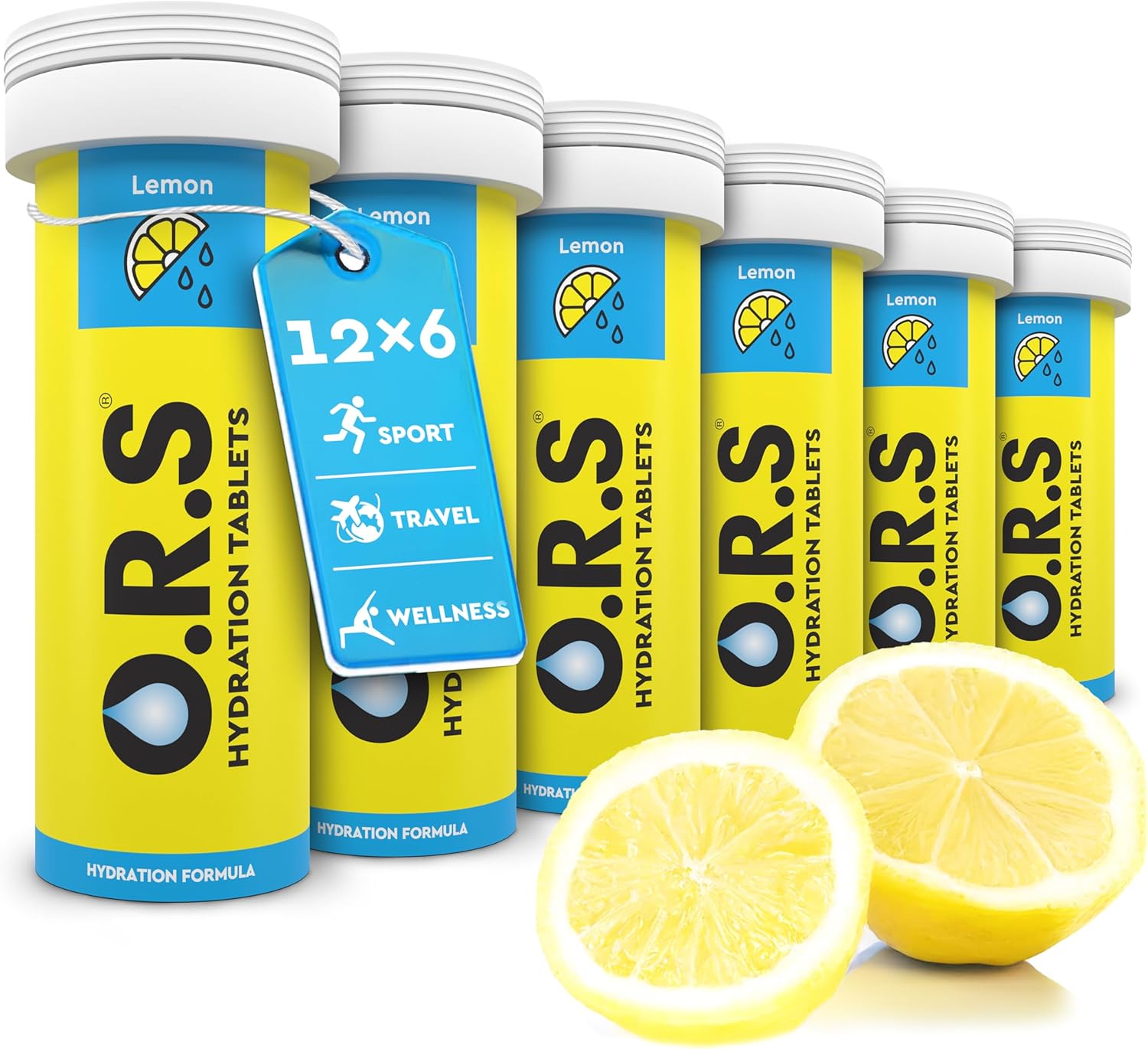Picture of O.R.S Hydration Lemon Flavour Soluble Tablets  x 6 - 12 tablets
